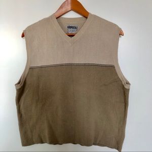 Aeropostale Sweater Vest - Tan - Small